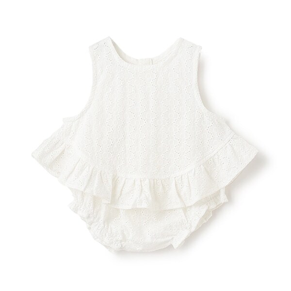 【LaStella】フリルヘムチュニックスーツ