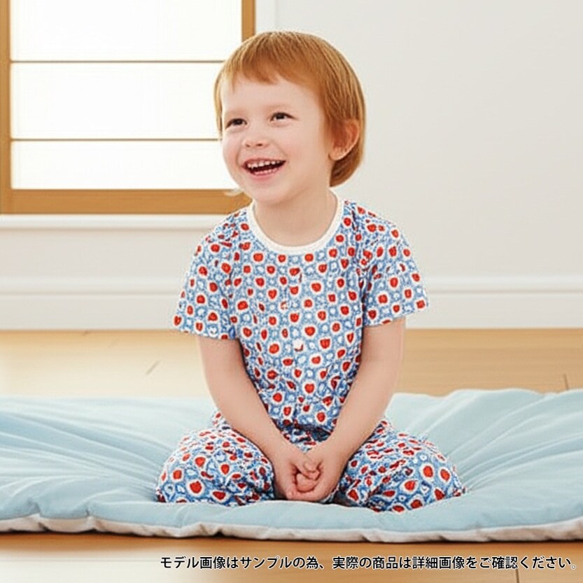 【オーシャン＆グラウンド】GIRLSソウガラ半袖パジャマ