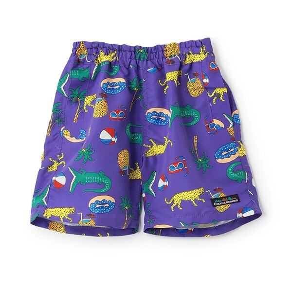 【オーシャン＆グラウンド】ウミヤマソウガラ夏ショーツ