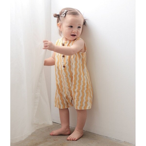 【LaStella】ソウガラノースリーブロンパス