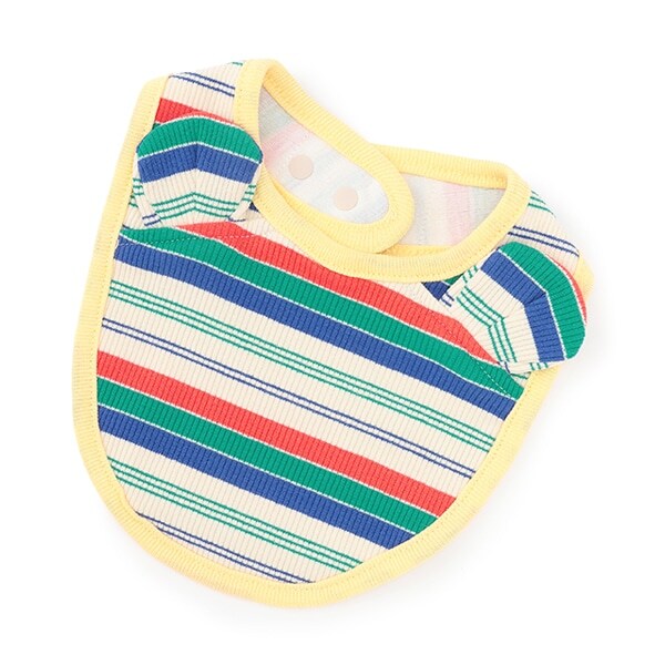 【LaStella】ボーダー耳つきスタイ