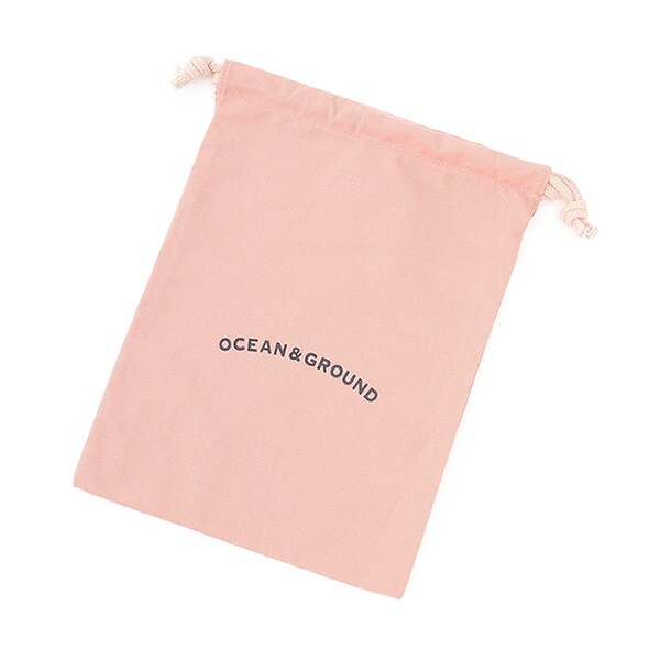 【オーシャン＆グラウンド】コットン巾着中　O&G