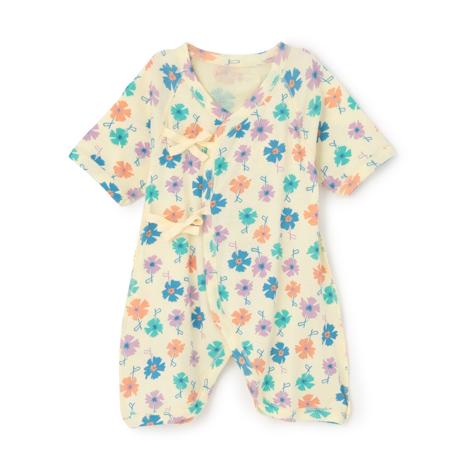 【オーシャン＆グラウンド】コンビ肌着 Painting Flower