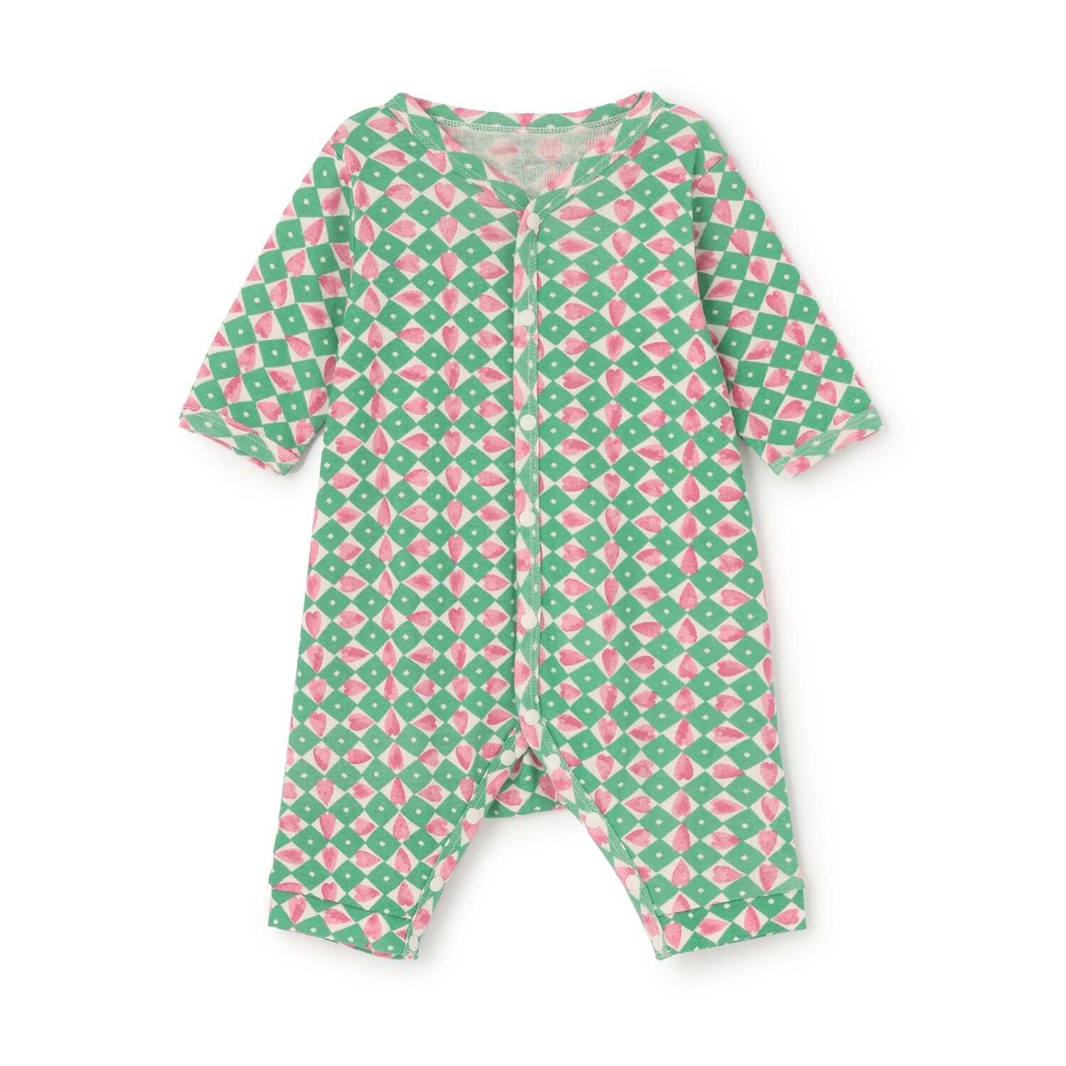 【オーシャン＆グラウンド】長袖ロンパス Diamond Heart