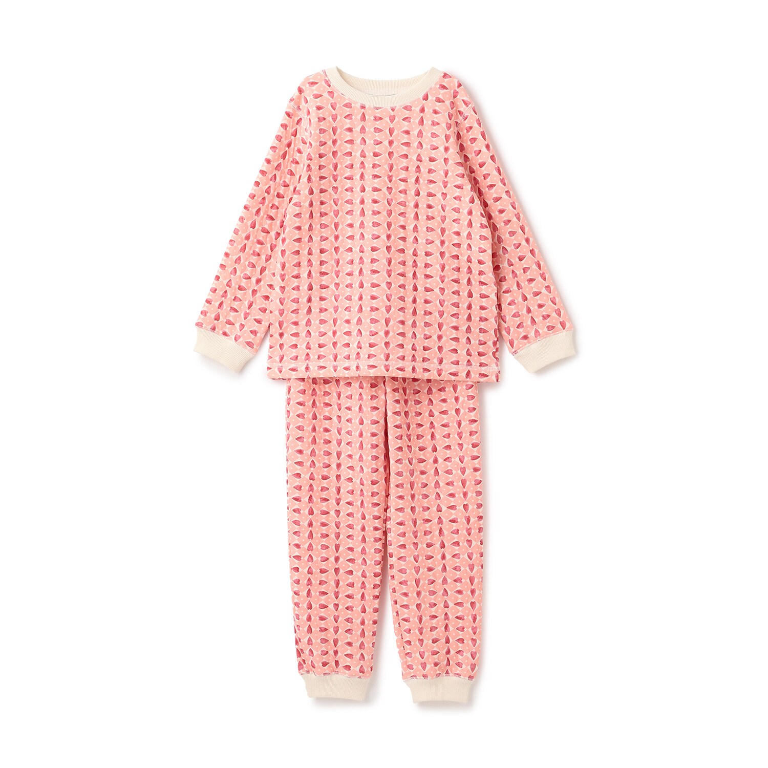 【ルームウェア/パジャマ】【オーシャン＆グラウンド】GIRL'Sニットキルトパジャマ