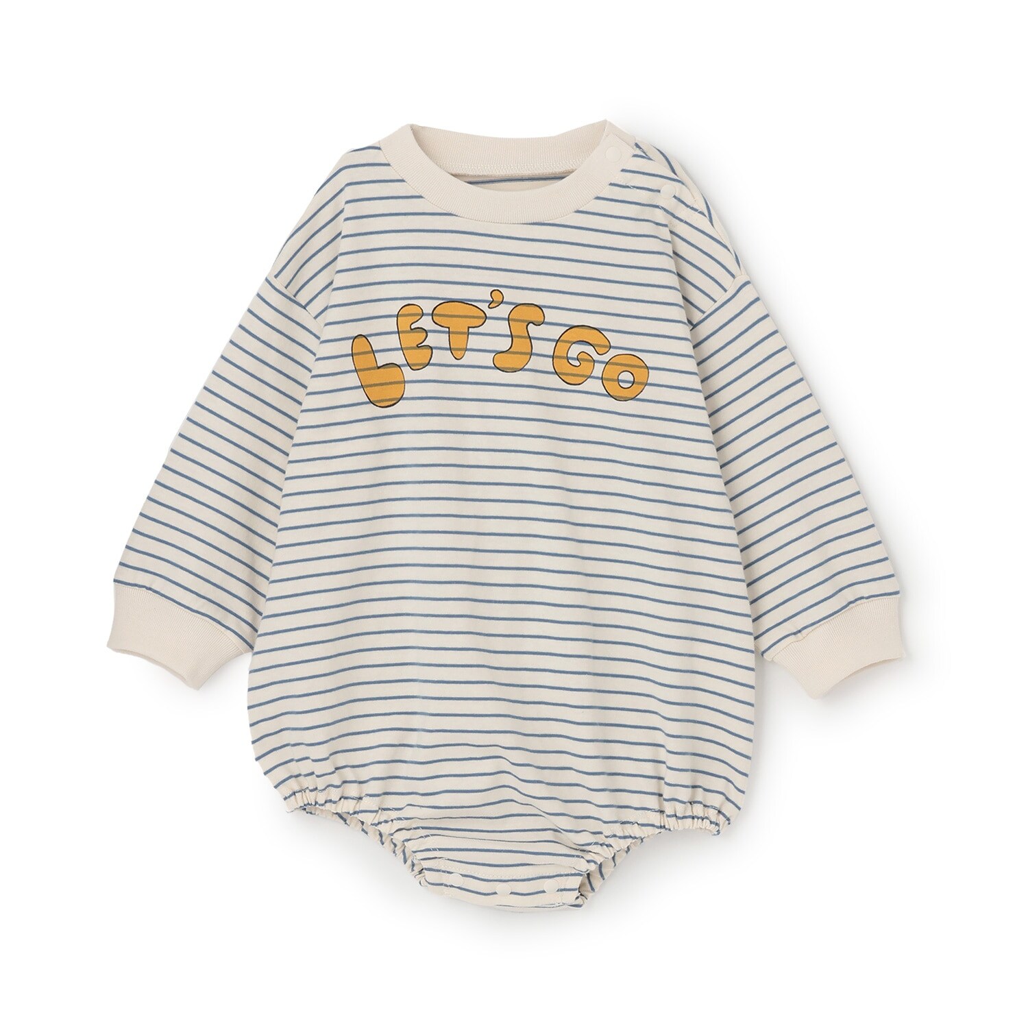 【LaStella】ロゴプリントボーダーボディシャツ