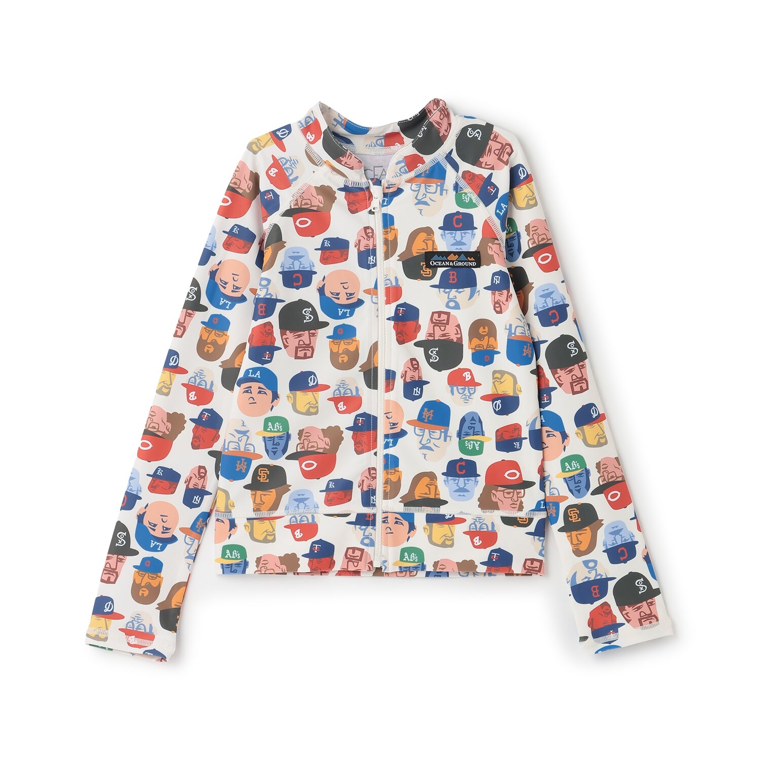 【NEBULA】BOY'SソウガラZIPラッシュガード