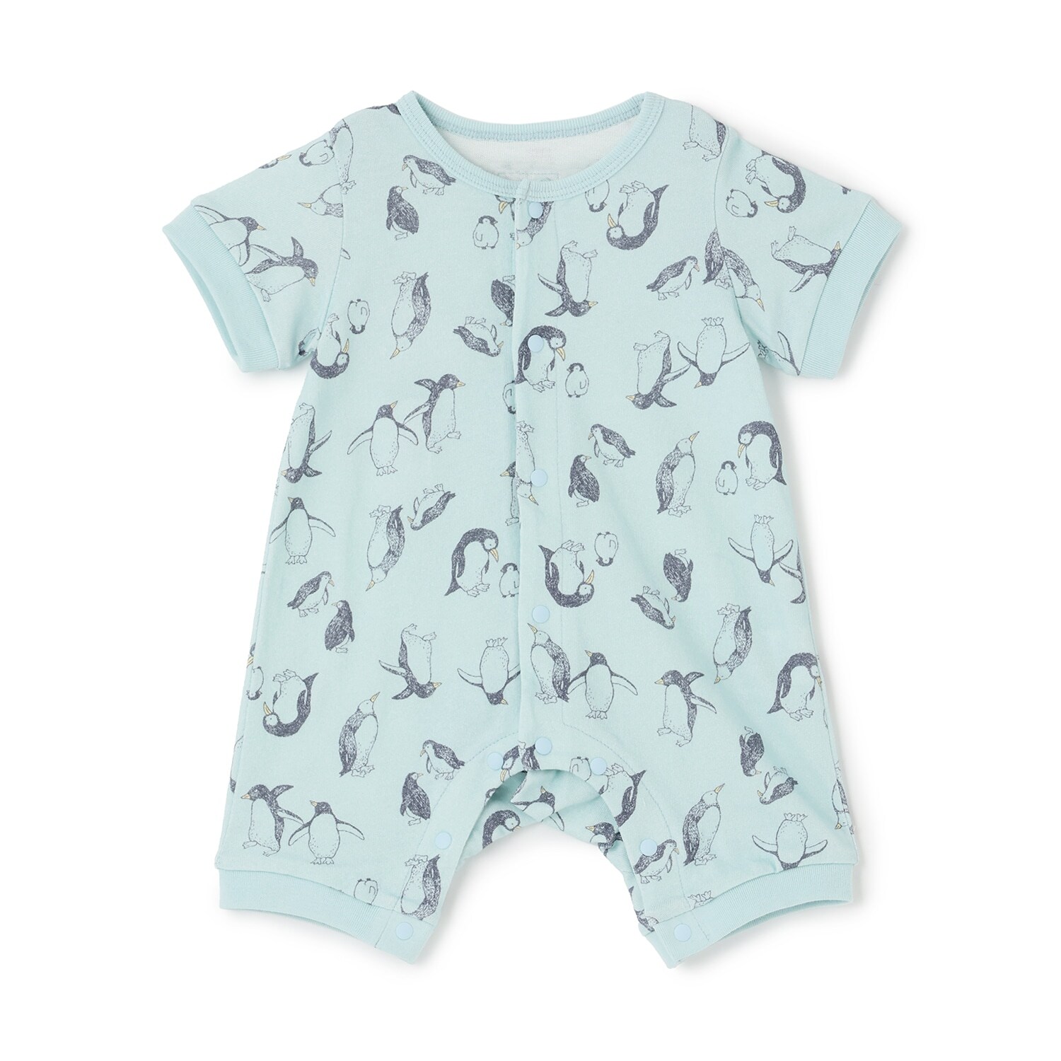 【LaStella】2柄BOY'S新生児ロンパス