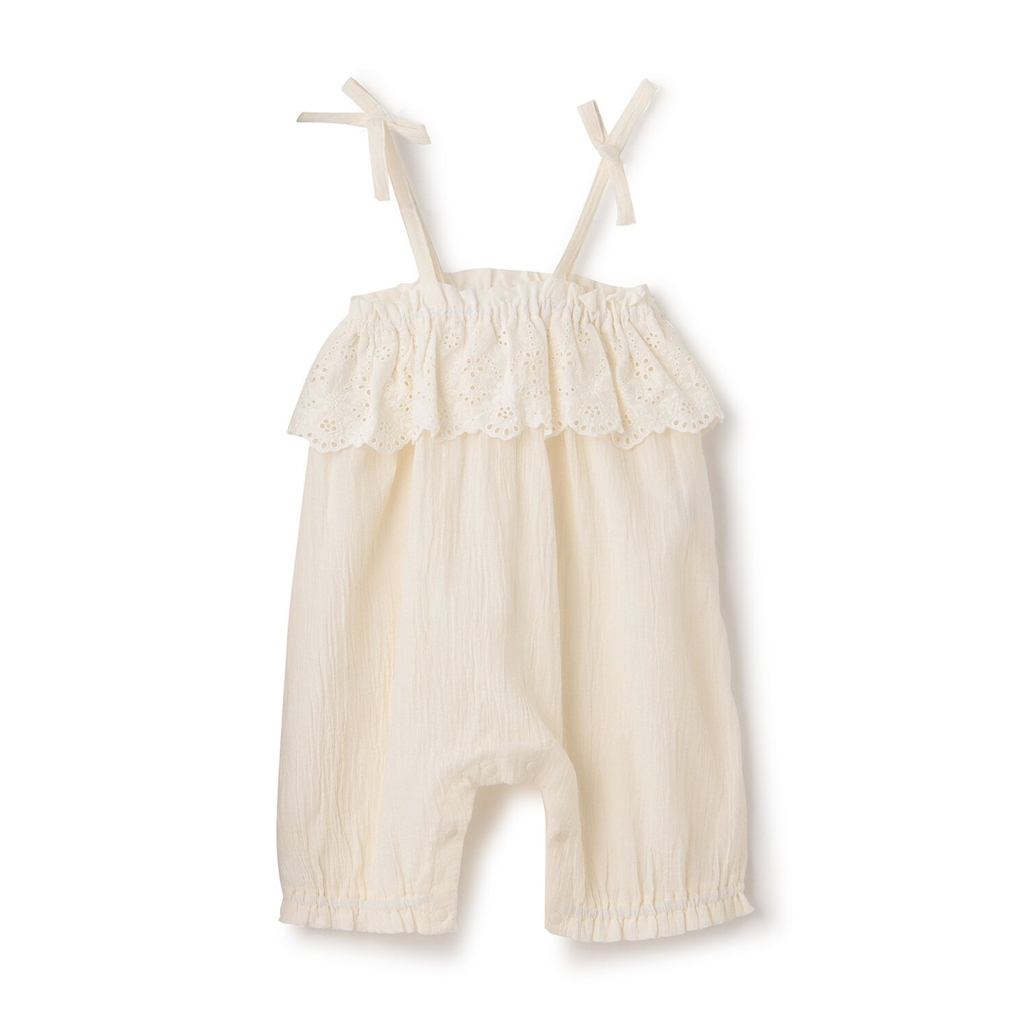 【LaStella】スカラップレースサロペット