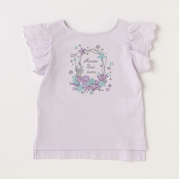 シェル刺しゅう半袖Tシャツ