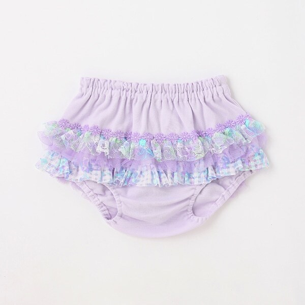 チュールフリルカバーパンツ