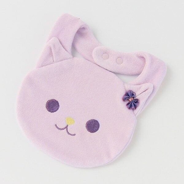 ネコ顔スタイ【日本製】