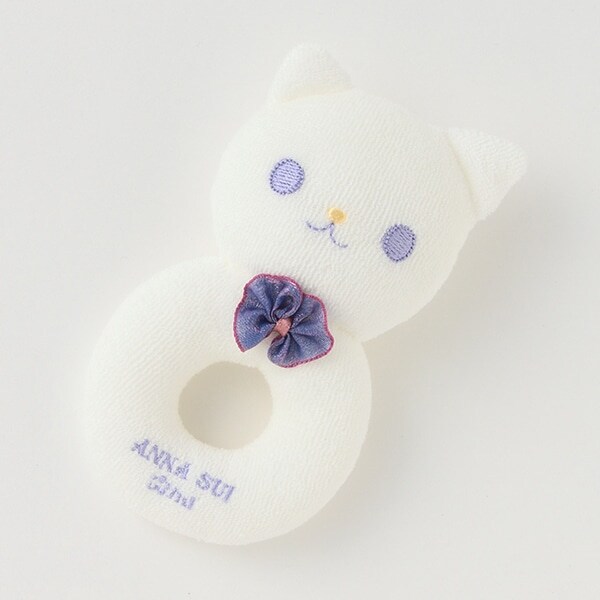 ネコモチーフリングラトル【日本製】