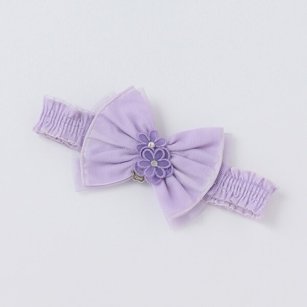 チュールリボンヘアバンド