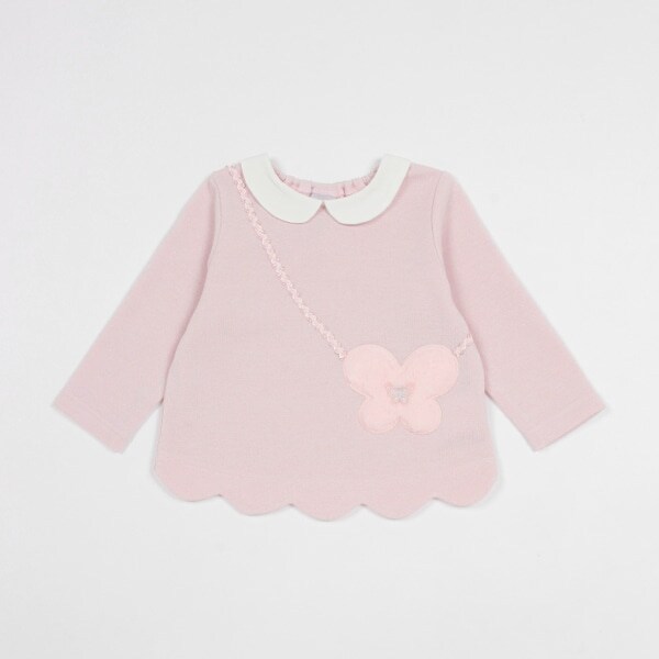 蝶トロンプルイユトレーナー