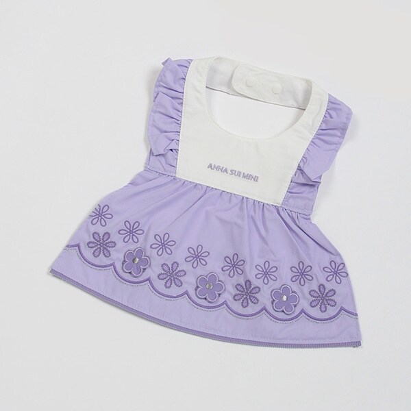 お花刺しゅうスタイ