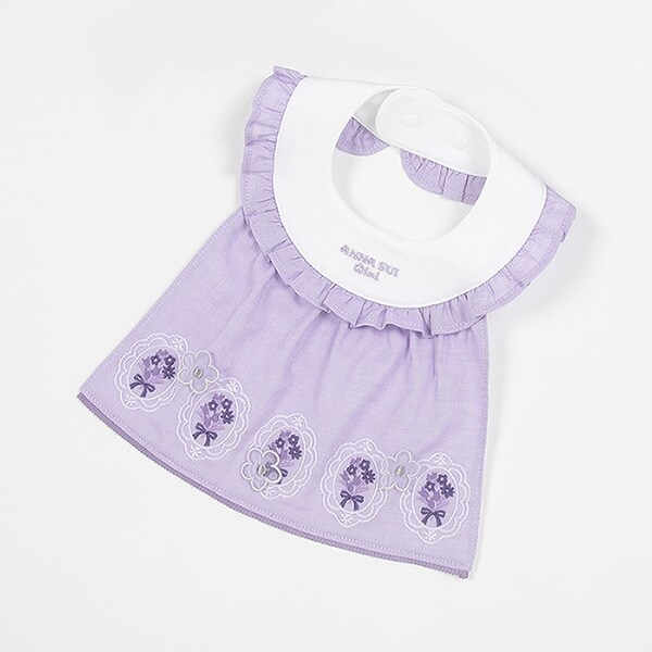 お花刺しゅうスタイ