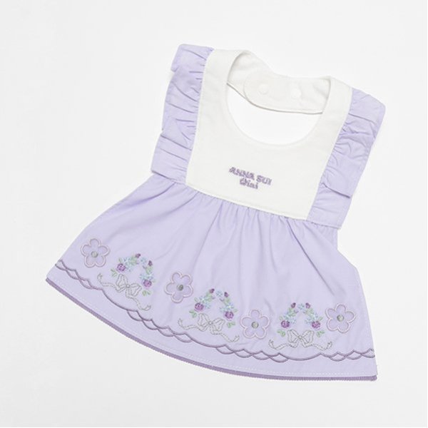 お花刺繍スタイ