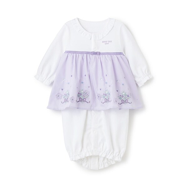 お花刺しゅう2WAYオール