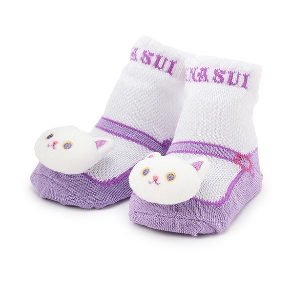 ネコマスコットクルーソックス