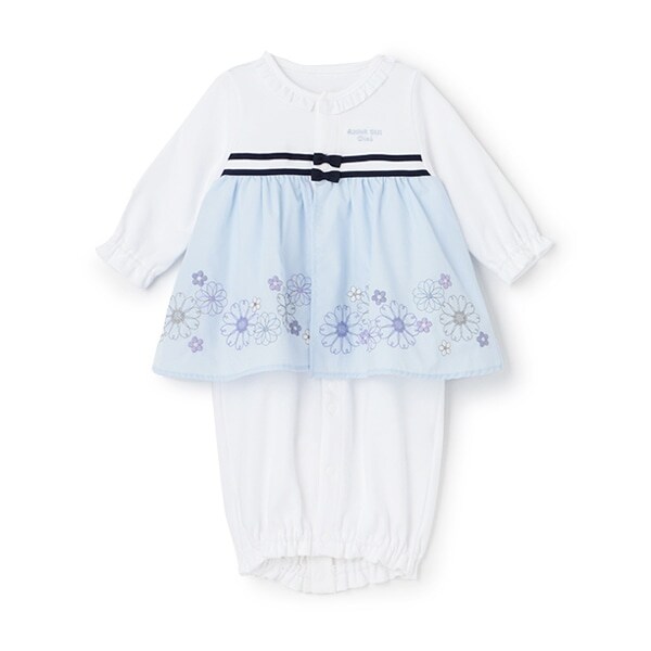 お花刺しゅう2WAYオール