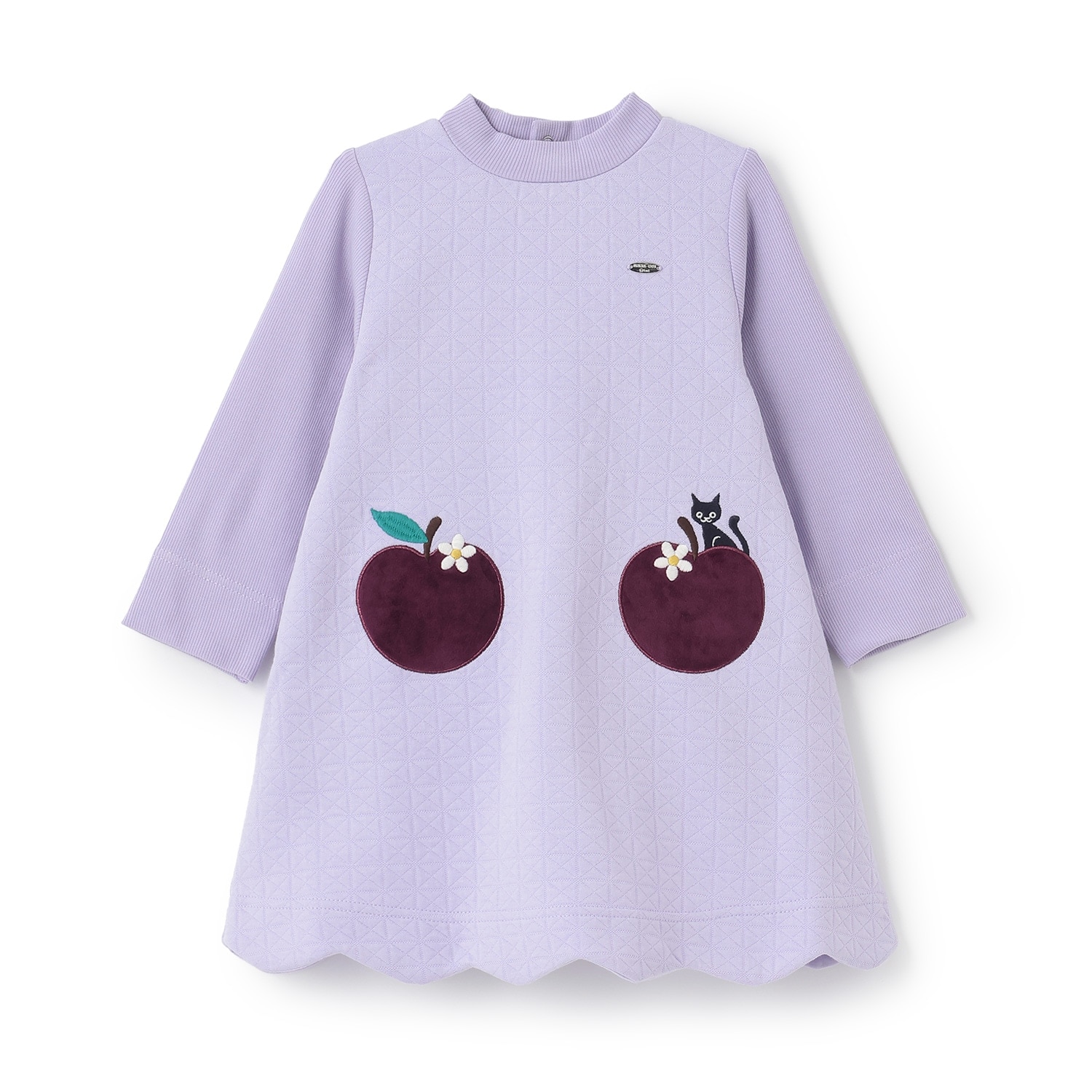 りんごアップリケワンピース