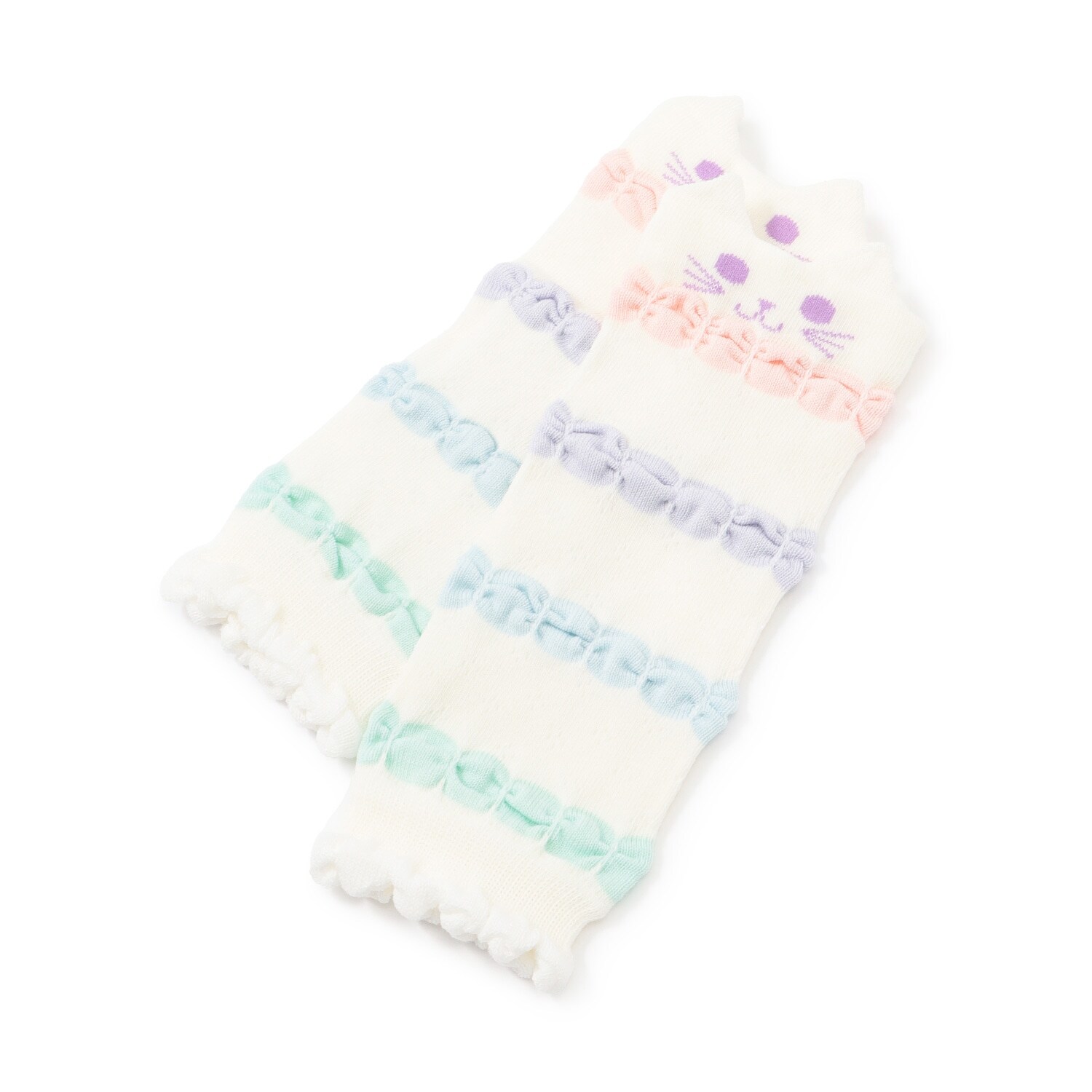 ネコ耳ベビーレッグウォーマー