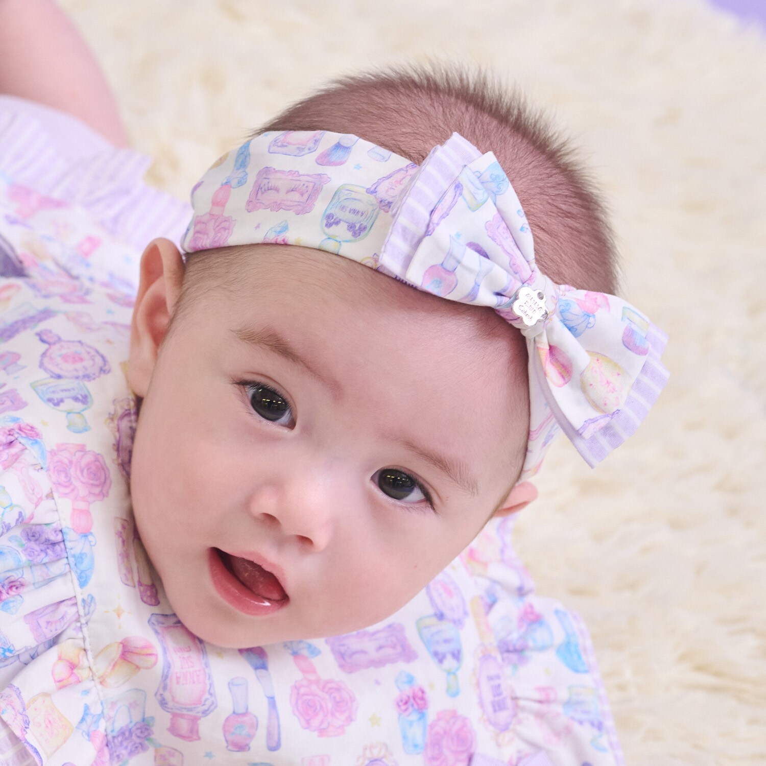 総柄ヘアバンド