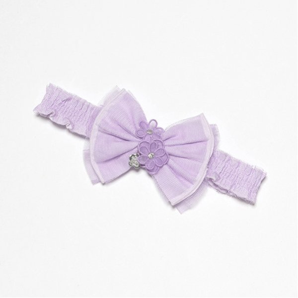 (R)チュールリボンヘアバンド