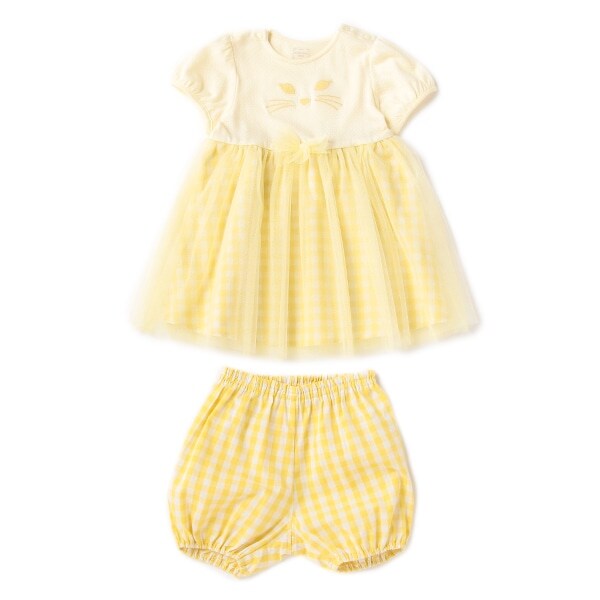 猫顔ワンピース×ブルマセット