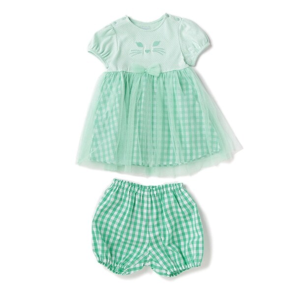 猫顔ワンピース×ブルマセット