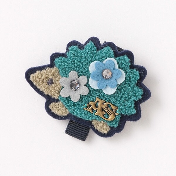 モチーフ刺しゅうヘアクリップ【日本製】