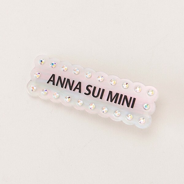 アクリルロゴヘアクリップ【日本製】