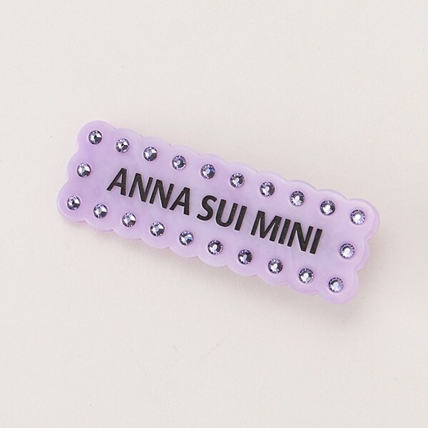 アクリルロゴヘアクリップ【日本製】