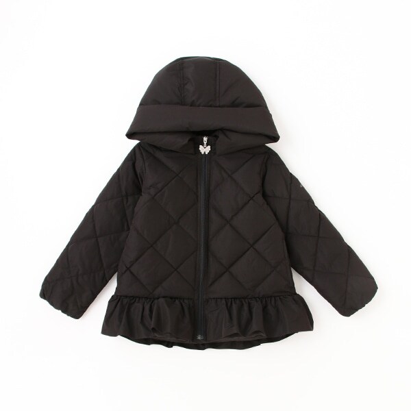 ミドル丈ペプラムダウン