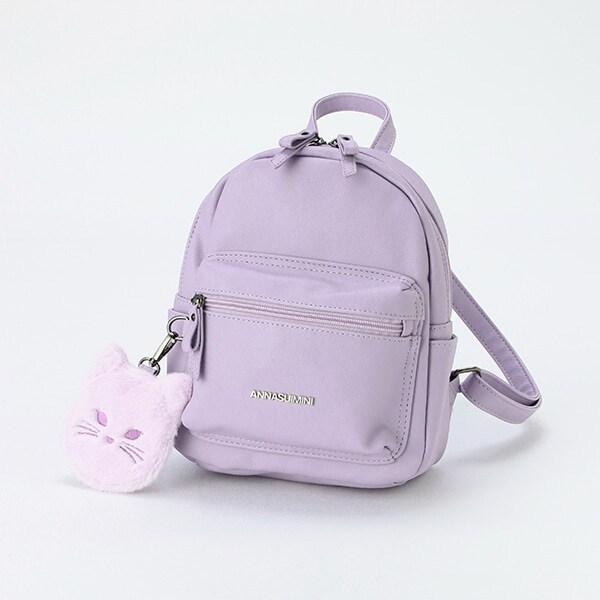 ネコミラーつき合皮リュック