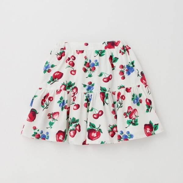 レトロフルーツ柄スカート