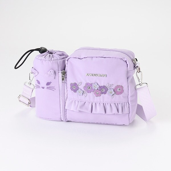 ペットボトルホルダーつき3wayショルダーバッグ