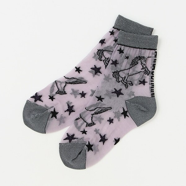 星座クルーソックス【日本製】