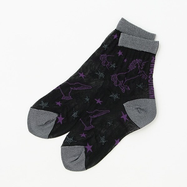 星座クルーソックス【日本製】