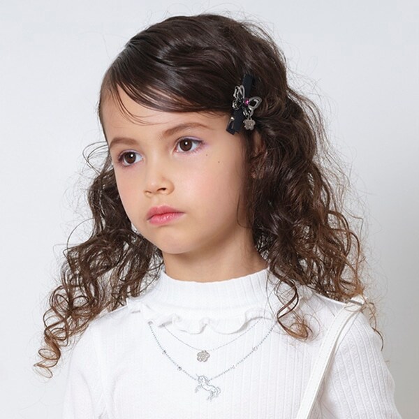 金属蝶ヘアクリップ【日本製】