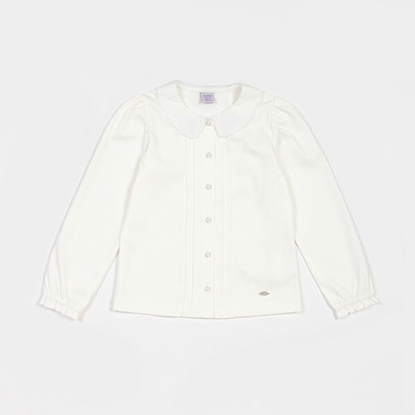 【セレモニー】スカラ衿カットブラウス