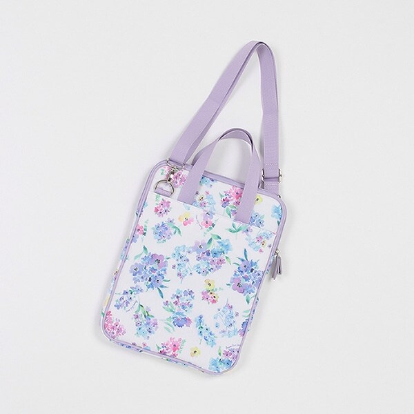 ユニコーン花総柄縦型タブレットケース