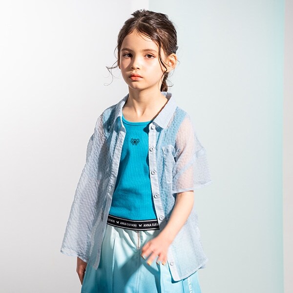 シアーシャツ＋タンクトップ