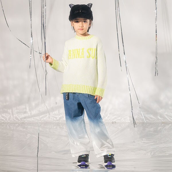 デニムワイドパンツ