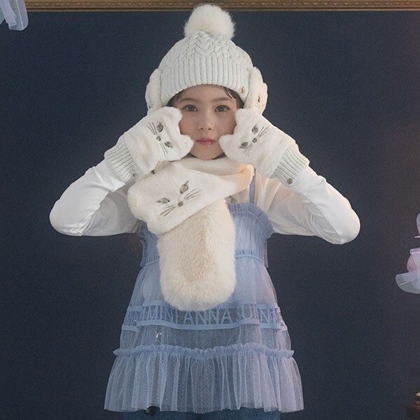 【あったか】トップス・チュールビスチェセット