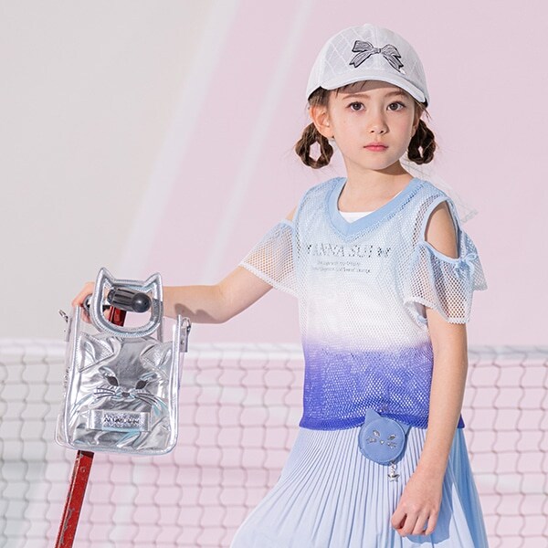 メッシュグラデーションT＋タンクトップ