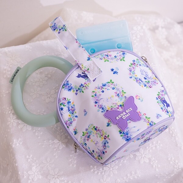 フラワーリース柄クーラーポーチ