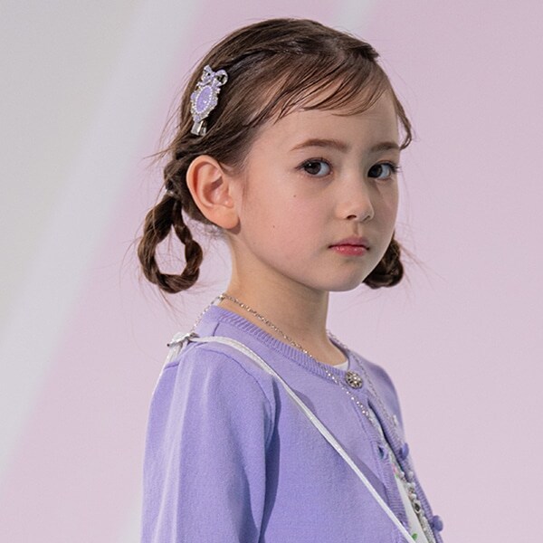 金属モチーフヘアクリップ