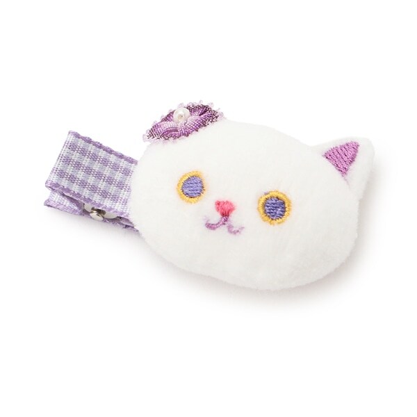 ネコマスコットヘアクリップ